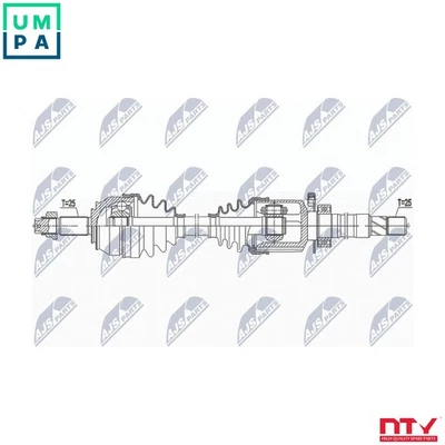 DRIVE SHAFT NPW-FT-045 FOR ALFA ROMEO FIAT GRANDE/PUNTO ABARTH 1.6L 4cyl MITO - Image 1 of 4