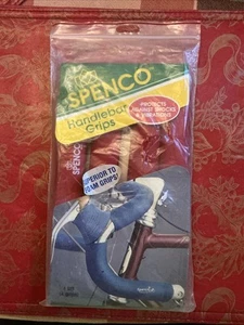 NOS Vintage SPENCO USA Drop Handlebar CYCLIST GRIPS Red Schwinn Voyageur LE TOUR - Picture 1 of 4