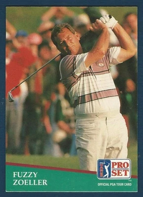 1991 PGA Tour PRO SET Golf - #144 Fuzzy Zoeller - Image 1 of 2