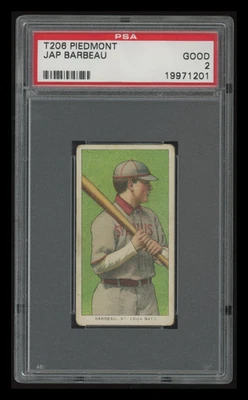 1909-11 T206 Piedmont Jap Barbeau PSA 2 - Image 1 of 2