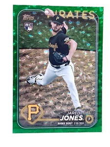 2024 Topps Update US95 Jared Jones Green Crackle /499 ROOKIE CARD Pirates - Bild 1 von 3