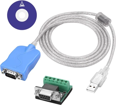 Adattatore per Porta Seriale Da USB 2.0 a RS485 E RS422 Con Protezione ESD Compa - Immagine 1 di 4