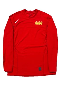Nike Kansas City Chiefs Langarm Fitted Trainingsshirt. Herren L. Rot. - Bild 1 von 12