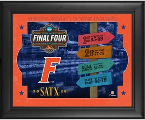 Gators Framed 13x16 2025 NCAA Men's Basketball March Madness Final Four Collage - Picture 1 of 1