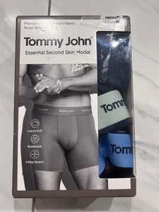 Paquete múltiple de 3 calzoncillos boxer modales de lujo Tommy John para hombre, medianos nuevos - Imagen 1 de 3