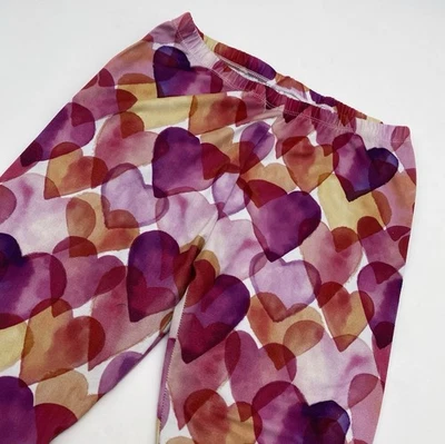 Unbranded "Hearts"  Leggings, Stretch Waistline, Women/Juniors Size Small - Imagem 1 de 4