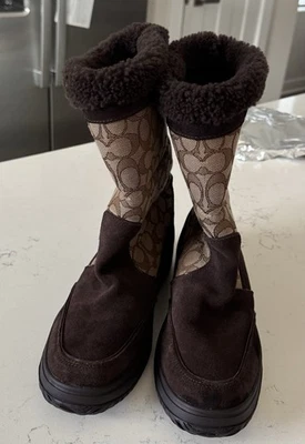 COACH Winter Boots, Size 9M And EUC! - Image 1 of 4
