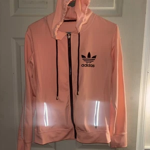 Damen Rosa Adidas Pullover Hoodie Größe L - Bild 1 von 3