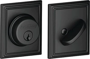 Schlage Singolo Cilindro Grado 1 Catenaccio con Decorativo Addison Rose B60N AGGIUND - Foto 1 di 6