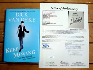 Keep Moving (2015 HC) Dick Van Dyke SIGNED LOA 1st Ed 1st Printing Hollywood TV - Picture 1 of 12