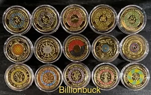 2021 - 2022 New Releases UNC $2 collection 15 Coins Capsule Honey Bee Aboriginal - Foto 1 di 2