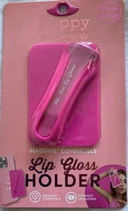 Soporte de brillo de labios Snap It Onto Your Phone. Se adapta a la mayoría de los brillos de labios. Encendido y apagado a presión - Imagen 1 de 4