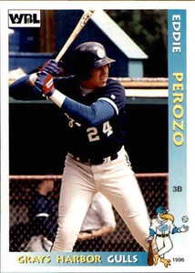 1996 Grays Harbor Gulls Grandstand #17 Eddie Perozo Zulia Venezuela VZ Card