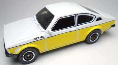 2022 MATCHBOX OPEL KADETT GT/E COUPE WHITE & YELLOW 1:64 DIECAST 2 7/8" CAR - Image 1 of 4