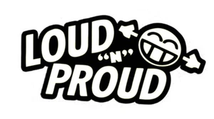 Pegatina loud and orgullos JDM Sticker 13 x 6,2 cm calcomanía tuning smiley - Imagen 1 de 2