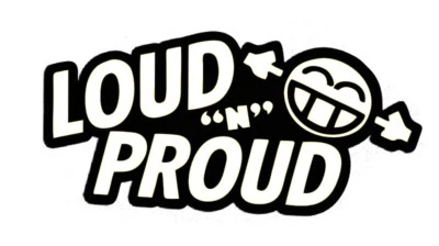 STICKERKISTE Aufkleber loud and proud JDM Sticker 13 x 6,2 cm decal tuning smiley
