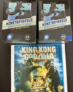 GODZILLA AND KING KONG NEW EMPIRE 2 PIECE SET 1OZ SILVER EACH SEALED UNOPENED - Picture 1 of 8