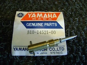 TORNILLO DE AJUSTE DE AIRE CARBURADOR DE CARBONO YAMAHA NUEVO DE LOTE ANTIGUO KEIHIN SL338 SL 338 1971-1972 - Imagen 1 de 2