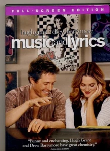 MUSIC AND LYRICS DVD, "ENCHANTING" HUGH GRANT & DREW BARRYMORE LIKE NEW - Picture 1 of 2