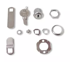 Lucchetto a camme - finitura acciaio inox - con chiave uguale 5/8" - Foto 1 di 2