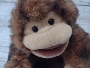 Folkmanis Mono Marioneta Peluche Cuerpo Completo Marrón Mono Chimpancé Cola Larga 20” - Imagen 1 de 16