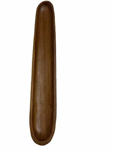 Teak Wood Bread Baguette Tray 22" X 3" - Picture 1 of 2