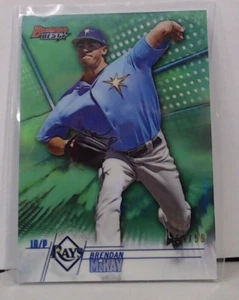 2018 BOWMANS BEST BRENDAN MCKAY GREEN ROOKIE REFRACTOR /99 # 25 RAYS MSK - Picture 1 of 2