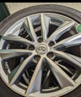 tires and rims 17" 225 and 255 good shape. Ready to roll - Image 1 of 4