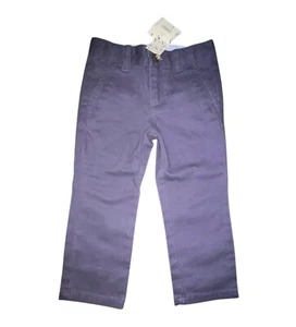 NWT~ Janie and Jack sz 2T Boys Navy Blue Basic Dress Pants Cotton Classic 80 - Picture 1 of 7