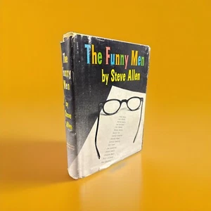 THE FUNNY MEN STEVE ALLEN Autographed SIGNED First Edition & Printing Book 1st - Picture 1 of 14