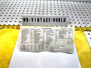 Mercedes 01 W208 CLK320 cabriolet under hood fuse designation US OEM 1 Sheet - Picture 1 of 17