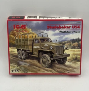 ICM Studebaker US6 WWII Army Truck 1/35 Scale Plastic Model Kit No. 35511 - Picture 1 of 6