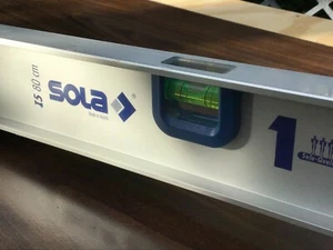 SOLA Aluminium I-Beam Profile Spirit Level 3 Vial 80cm 800mm - Flat rate postage - Picture 1 of 9