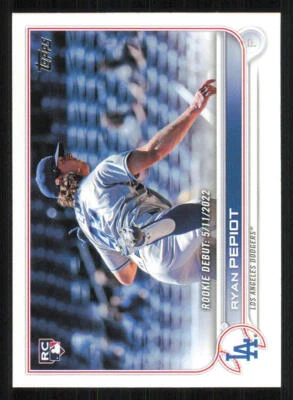 2022 Topps Update #US258 Ryan Pepiot RD - Image 1 of 2