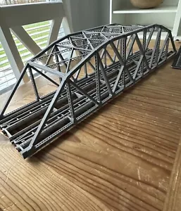 HO SCALE 24.5 Inch (177Feet) ARCHED TRUSS BRIDGE Double Track "not assembled" - Picture 1 of 9