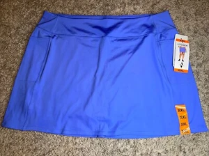 New Women's Skechers GoWalk 2XL Blue Active Luxe Skirt Skort Size XXLarge - Picture 1 of 10