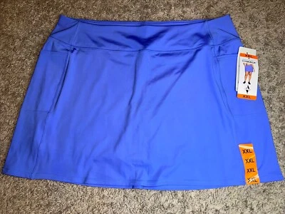 New Women's Skechers GoWalk 2XL Blue Active Luxe Skirt Skort Size XXLarge Foto 1 de 4
