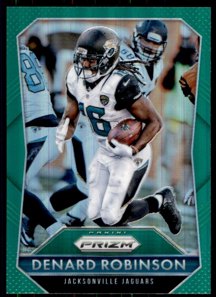 Denard Robinson 2015 Panini Prizm Green #178 Parallel Jacksonville Jaguars NFL - Image 1 of 2
