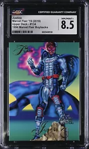 JUSTICE 2019 Flair Marvel #134 1994 Buybacks 17/20 ONLY CGC MINT 8.5 +FREE SHIP - Bild 1 von 4