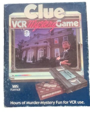 Vintage Clue VCR VHS MYSTERY GAME Parker Brothers 1985 - Image 1 of 2