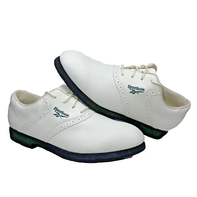 Botines de metal blanco Reebok Golf RA610WSI para mujer talla 9 CASI PRÍSTINOS Foto 1 de 4