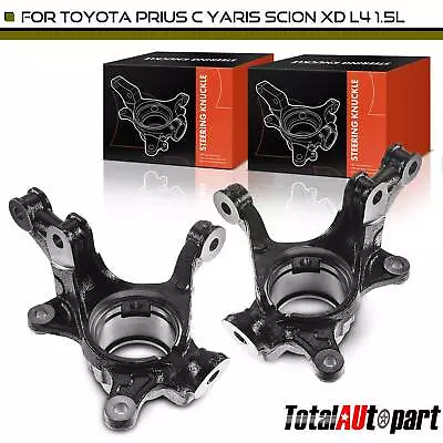 2x Nudillo de dirección de acero delantero izquierdo y derecho para Toyota Yaris Prius C Scion xD Foto 1 de 4