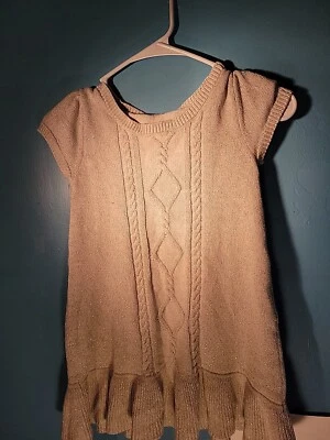 Gymboree Girls Shimmer Thread Cord Knit Sweater Dress Size L - image 1 of 4