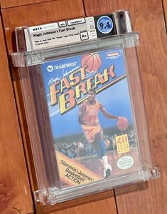 Magic Johnson's Fast Break for Nintendo 9.4 A+ WATA not CGC VGA Mint Condition - Picture 1 of 7