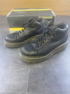 Dr. Martens Vintage Damen klobig schwarz Y2K rutschfeste Kampfstiefel Größe 9-9357 - Bild 1 von 13