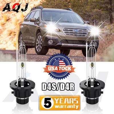 For Subaru Outback 2015-2019 D4R 6000K White HID Xenon Headlight Bulb Hi Lo Beam - Image 1 of 4