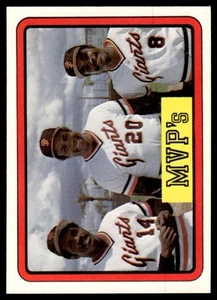 1983 Donruss MVP's (Frank Robinson, Vida Blue, Joe Morgan) San Francisco Giants - Picture 1 of 2