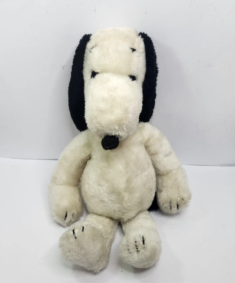 Juguete de peluche grande Peanuts Snoopy de colección United características sindicato 1968 Corea 52 cm Foto 1 de 4