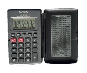 Casio HL-820LC / Calculette Calculatrice Vintage Retro Electronic Calculator - Afbeelding 1 van 11