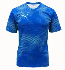 Puma Hombres Indi-visual Final Camisetas Run Azul Fútbol Camiseta Informal 65985202 - Imagen 1 de 3